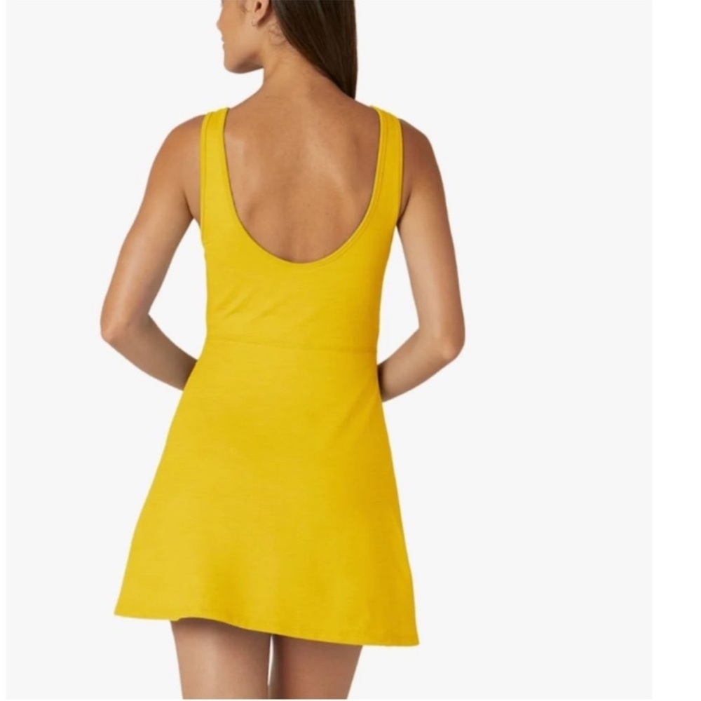 Beyond Yoga Spacedye Movement Dress Yellow Flower Heather Size XS - Picture 2 of 13